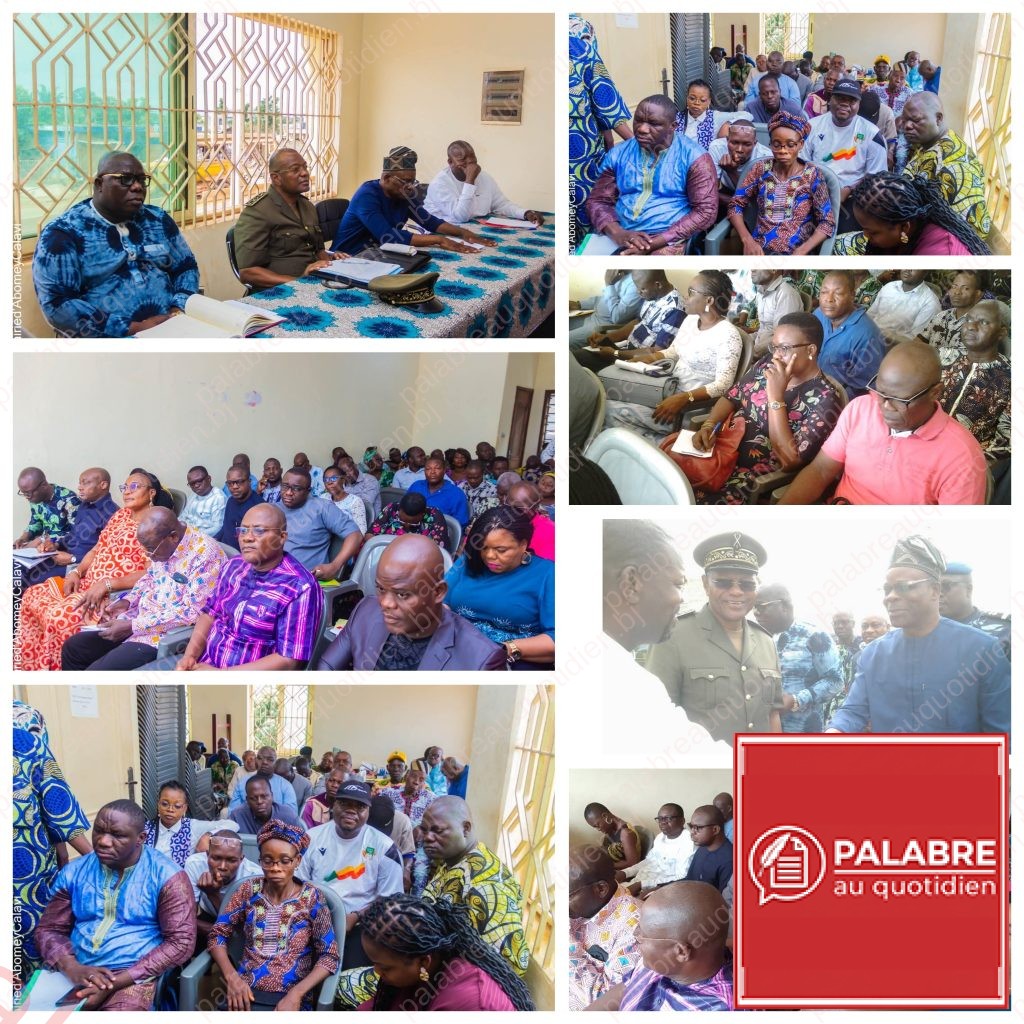 Togba Descente du ministre de la Décentralisation à Abomey-Calavi: À Togba ...
